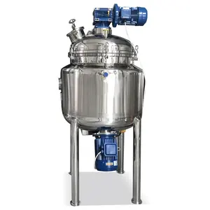 Chemische Mixer Machine Apparatuur Vloeibaar Wasmiddel Roestvrijstalen Geroerde Tankreactor