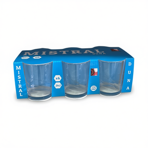 Mistral Duna Glass Water Glasses 26cl Set Of 6 For Drinking - Product Image 2