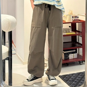 <span class=keywords><strong>Pantaloni</strong></span> Cargo Larghi da Uomo con Pieghe e Coulisse Regolabile, Stile Streetwear Casual, Taglia <span class=keywords><strong>3XL</strong></span> - Product Image 3