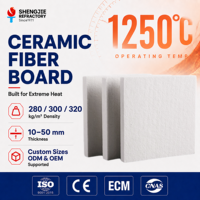 Panneau en mousse de fibre céramique HA à haute teneur en aluminium pour isolation thermique, diamètre de fibre 3-5 µm, haute densité, ignifuge