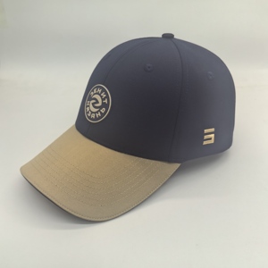 FC Zenit Kazan Logo Curved Brim Baseball <strong>Hat</strong> 100% Cotton Adjustable Two-Tone <strong>Navy</strong> &amp; Khaki Street Style Casual Cap - Product Image 1