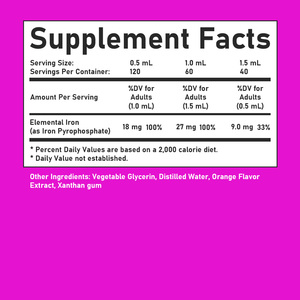 High Quality Iron Liquid Drops Dietary <b>Supplement</b> Helps Boost Energy and Immune Health Natural Mineral Drops - Product Image 6