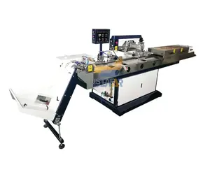 Automatic Feeding Unloading Functions Pen Barrel 1 Color Screen Printing Machine With Automatic Counting For Sale