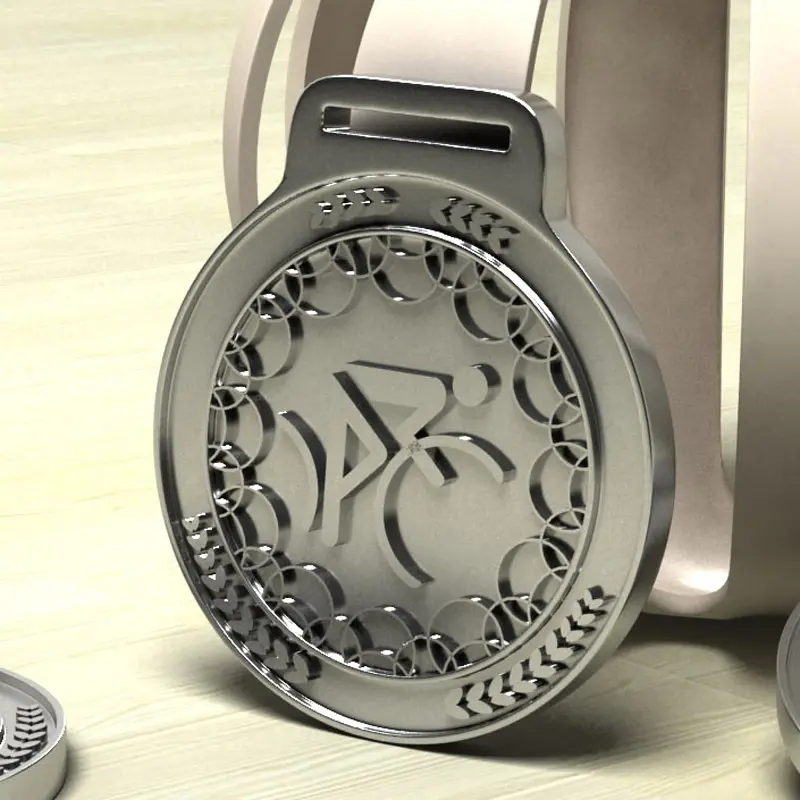 도매 사용자 정의 메달 로고 기념품 3d 양각 빈 골드 실버 청동 스포츠 금속 메달