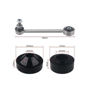 Body Adjustment Balance <b>Belt</b> With Connecting Rods For Jeep <b>Wrangler</b> JK 07-18 Front 2 Inch Rear 1 Inch - Product Image 5