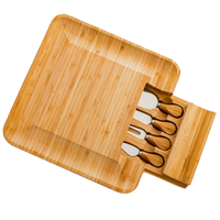 Meilleures ventes de blocs à découper en bambou écologiques, lavables au lave-vaisselle, antidérapants, pliables, pour charcuterie, cuisine, fromage