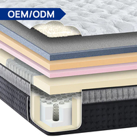 Matelas de luxe pour lit simple, qualité hôtelière 5 étoiles, ressorts ensachés individuellement, latex, Colchones, mobilier de chambre convertible