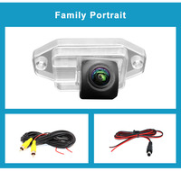 Caméra arrière AHD 1080P vision nocturne étanche IP68 avec trajectoire dynamique à 180 degrés pour Land Cruiser Prado 90 1996-2002