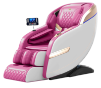 Fauteuil de massage intelligent AI, massage corporel multidimensionnel, fauteuil inclinable chauffant à gravité zéro, rouleau pour les pieds, soins de santé personnels