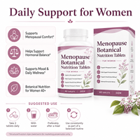 Comprimés de Nutrition Botanique pour Femmes pour l'Amélioration de l'Humeur et le Soutien Quotidien au Bien-être, Style de Vie Actif, Marque Privée, Vente en Gros, OEM, ODM