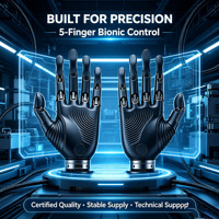 Main robotique bionique à 5 doigts avec préhenseur de précision, PLC et moteur pour la fabrication intelligente et les robots collaboratifs