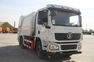 Camion à ordures à compression de 8 tonnes, camions collecteurs de déchets de 8 m3, 4x2, manuel, <span class=keywords><strong>diesel</strong></span>, chargement arrière - Product Image 2
