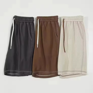 Wholesale 100% Cotton Heavyweight Men's Shorts <b>Pants</b> Top Quality Casual Streetwear Custom Shorts for Men - Product Image 4