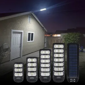 Solar LED Flutlicht wasserdicht Outdoor LED alles in einer Straßen laterne 500W 600W 1000W 1800 Watt
