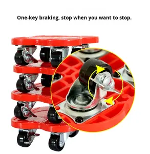 Juego de Herramientas de Mano para Transporte de Muebles Pesados, con Ruedas y Deslizadores - Product Image 1