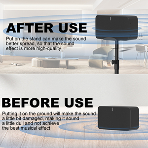 Giá đỡ loa đứng bằng kim loại nặng cho loa Sonos Play 5, cặp giá đỡ - Product Image 3