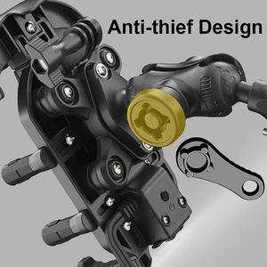 Supporto per Telefono da Moto OOH TQ-081 in Lega di Alluminio, Impermeabile, Resistente, con Braccio Telescopico e Altezza Regolabile - Vendita Diretta dalla Fabbrica - Product Image 5