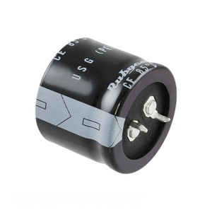 Condensateur original CAP ALUM 270UF 20% 450V SNAP TH 450USG270MEFCSN30X30 à montage traversant 270 uF - Product Image 1