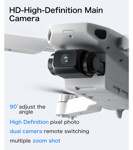 โดรน AERI 100 VR พร้อมแว่นตาเสมือนจริง มอเตอร์ไร้แปรงถ่าน เฮลิคอปเตอร์บังคับวิทยุ กล้องคู่ WiFi FPV ควอดคอปเตอร์ ของเล่นสำหรับเด็กผู้ชาย - Product Image 2