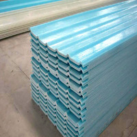Plaque de toiture translucide ondulée en plastique renforcé de fibres de verre (FRP) pour usine, entrepôt, bâtiment industriel