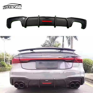 <span class=keywords><strong>A7</strong></span> <span class=keywords><strong>Sline</strong></span> ตัวกระจายแสงด้านหลังคาร์บอนไฟเบอร์สไตล์ KB S7พร้อมไฟด้านหลังแยกริมฝีปากสำหรับ <span class=keywords><strong>Audi</strong></span> <span class=keywords><strong>A7</strong></span> <span class=keywords><strong>Sline</strong></span> S7 2019-2024 - Product Image 1