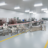 Ligne de production de pâtés à la viande d'agneau, de porc, de poulet, de bœuf, de légumes, de fruits, de viande, machine à fabriquer des pâtés à la viande, automatique