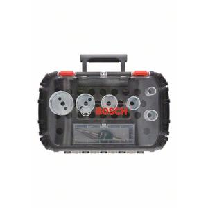 Bosch-2608594190 tiến bộ cho bộ thợ điện gỗ và kim loại (9 chiếc.) -EAN 3165140949590 khoan bit cưa lỗ và arbors - Product Image 1