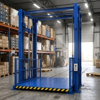 Ascenseur de fret hydraulique certifié CE pour entrepôt, élévateur vertical de marchandises avec capacité de charge de 1 à 20 tonnes, commande électrique à distance