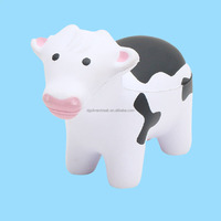Cadeaux promotionnels promotionnels balle anti-stress animaux personnalisé forme de vache balles anti-stress réduction de pression balle anti-stress