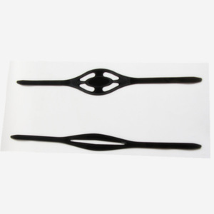 Correa para máscara de buceo de silicona universal de alta elasticidad para buceo deportes acuáticos talla L negro - Product Image 4