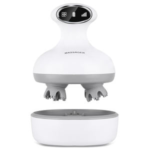 Masajeador de Cabeza Recargable Portátil Vibrador, Masajeador de Cuerpo Completo, Masajeador de Cuero Cabelludo Impermeable de Mano, Gran Venta - Product Image 1