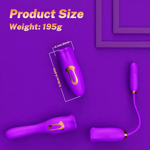Women's Clitoral Suction <b>Vibrators</b> Wholesale Silicone Nipple Sucking Sex Toys Adults Women Vibrating Mouth <b>Vibrator</b> - Product Image 2