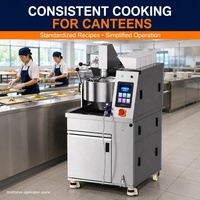 Robot de cuisine intelligent commercial avec IA, machine à faire sauter automatique avec écran tactile pour restaurant et cuisine centralisée