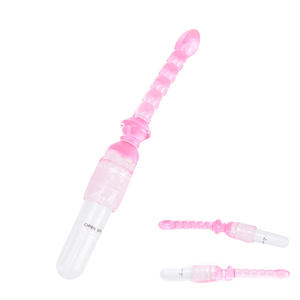 Produk Seks untuk Wanita: Anal <span class=keywords><strong>Butt</strong></span> <span class=keywords><strong>Plug</strong></span> Tahan Air dengan Vibrator Klitoris dan G-String - Product Image 4