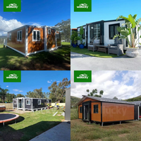 Expédition immédiate : Maison conteneur extensible de 20 pieds, logement modulaire mobile, maison préfabriquée, hébergement temporaire, maisons conteneurs