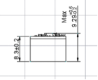 AD325 - Motor Lector de Códigos de Barras 2D QR, CMOS de Luz Verde de Alta Sensibilidad, Ultraligero, 2g, USB Integrado, para Equipos de Control de Acceso
