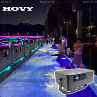 Nouvelle solution de projecteur de sol interactif extérieur couleur personnalisée pour usine, avec mise au point automatique pour usage public