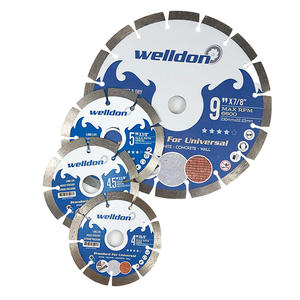 ใบเลื่อย<span class=keywords><strong>เพชร</strong></span>อุตสาหกรรมเวลดอน ขนาด 4 นิ้ว สำหรับตัดหินและกระเบื้อง ใบเลื่อยวงเดือนแบบเชื่อมประสาน OEM Turbo Cutter - Product Image 6
