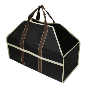 Large Capacity Outdoor Double Layer 600D <b>Logging</b> <b>Bag</b> Oxford Cloth Wear Resistant Firewood Storage <b>Bag</b> Rectangle Shape - Product Image 5