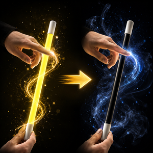 Varita Mágica Profesional que Cambia de Color, Accesorio de Magia para Escenario, Varita de Ilusión para Magos, Espectáculo de Magia para Niños - Product Image 1