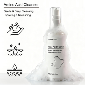 Nettoyant Visage <span class=keywords><strong>en</strong></span> Gros aux Acides Aminés – <span class=keywords><strong>Nettoyage</strong></span> Doux et Profond des Pores, Tous Types <span class=keywords><strong>de</strong></span> Peaux, Lavage Facial Doux, Contrôle du Sébum, Éclaircissant – OEM/ODM - Product Image 3