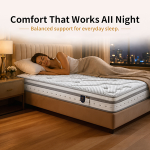 Healthcare Breathable Orthopedic Compressed Pocketed Coil <b>Spring</b> <b>Mattress</b> Queen King Size in a Box for Bedroom Furniture - Product Image 3