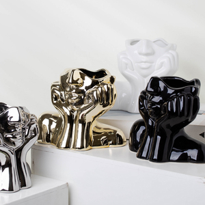 <span class=keywords><strong>Vaso</strong></span> per Fiori in Ceramica Elettroplaccata Stile Moderno Yuanwang, Vasi Decorativi per Interni in Bulk - Product Image 1