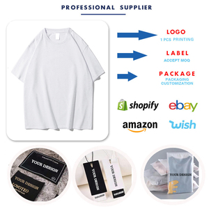 Camisetas Unisex Extra Grandes de 240 Gramos 100% Algodón al por Mayor, Bordado de Logotipo Personalizado y Serigrafía - Product Image 4