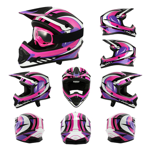 Casque intégral de sécurité TCMT DOT pour jeunes, équipement de protection pour <span class=keywords><strong>moto</strong></span> tout-terrain, VTT, motocross, gants et lunettes pour enfants - Product Image 5
