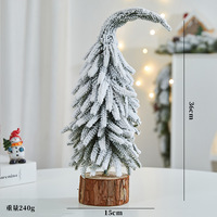 Mini Arbre de Noël Artificiel, Décoration de Bureau Éternelle, Modèle de Décoration de Noël d'Intérieur Simulé