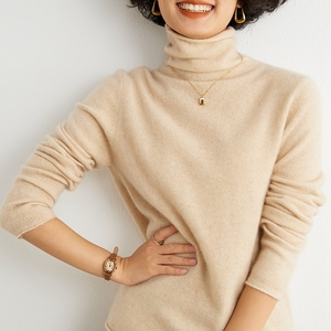 <span class=keywords><strong>Maglione</strong></span> in Cashmere da Donna, Collo Alto in Puro Cashmere, <span class=keywords><strong>Maglione</strong></span> Ampio Morbido e Caldo, Nuova Collezione Autunno Inverno, Maglia Base Morbida e Cremosa. - Product Image 5