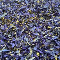 Fleurs de lotus bleues séchées fermentées et cuites à la vapeur, thé mélangé Nymphaea Caerulea en vrac, emballé sous vide, thé fleuri frais et brut en vrac