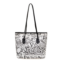 Tas Tote Kanvas Logo Kustom TrendyWholesale Terbaru untuk Wanita dengan Ritsleting, Rantai, dan Kantong Kecil dari Katun untuk Ponsel