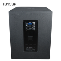 Caisson de basses actif TB15SP 1300W, haut-parleur de basses PA professionnel à haut rendement pour la scène, la location de DJ, les événements sonores en direct